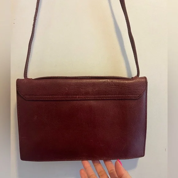 Madewell Burgundy Convertible Crossbody Purse - Picture 8 of 16